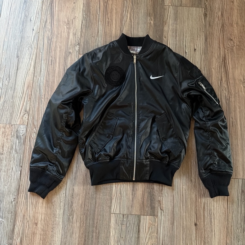 Nike Men's Jet Black Bomber Jacket